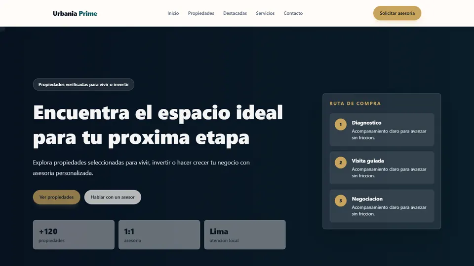 Vista previa de React Inmobiliaria Basico