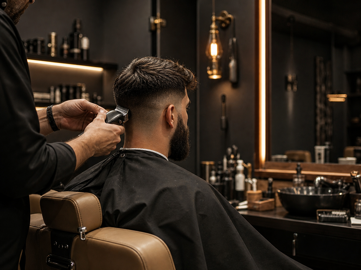 Servicio de corte y barba